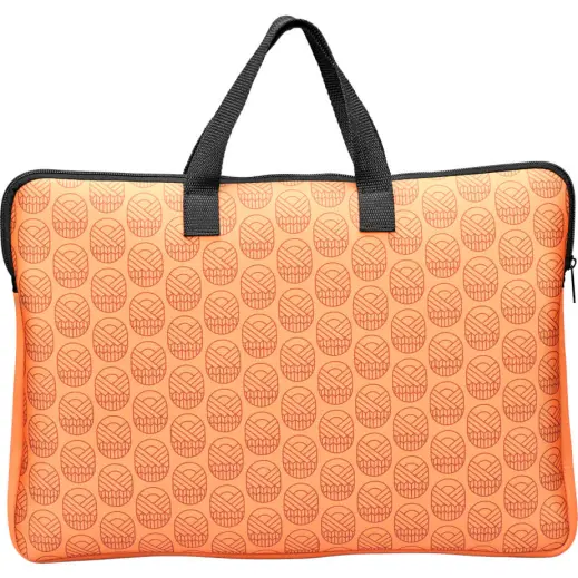 Hoppla Neoprene Cloud Laptop Sleeve Branded Back